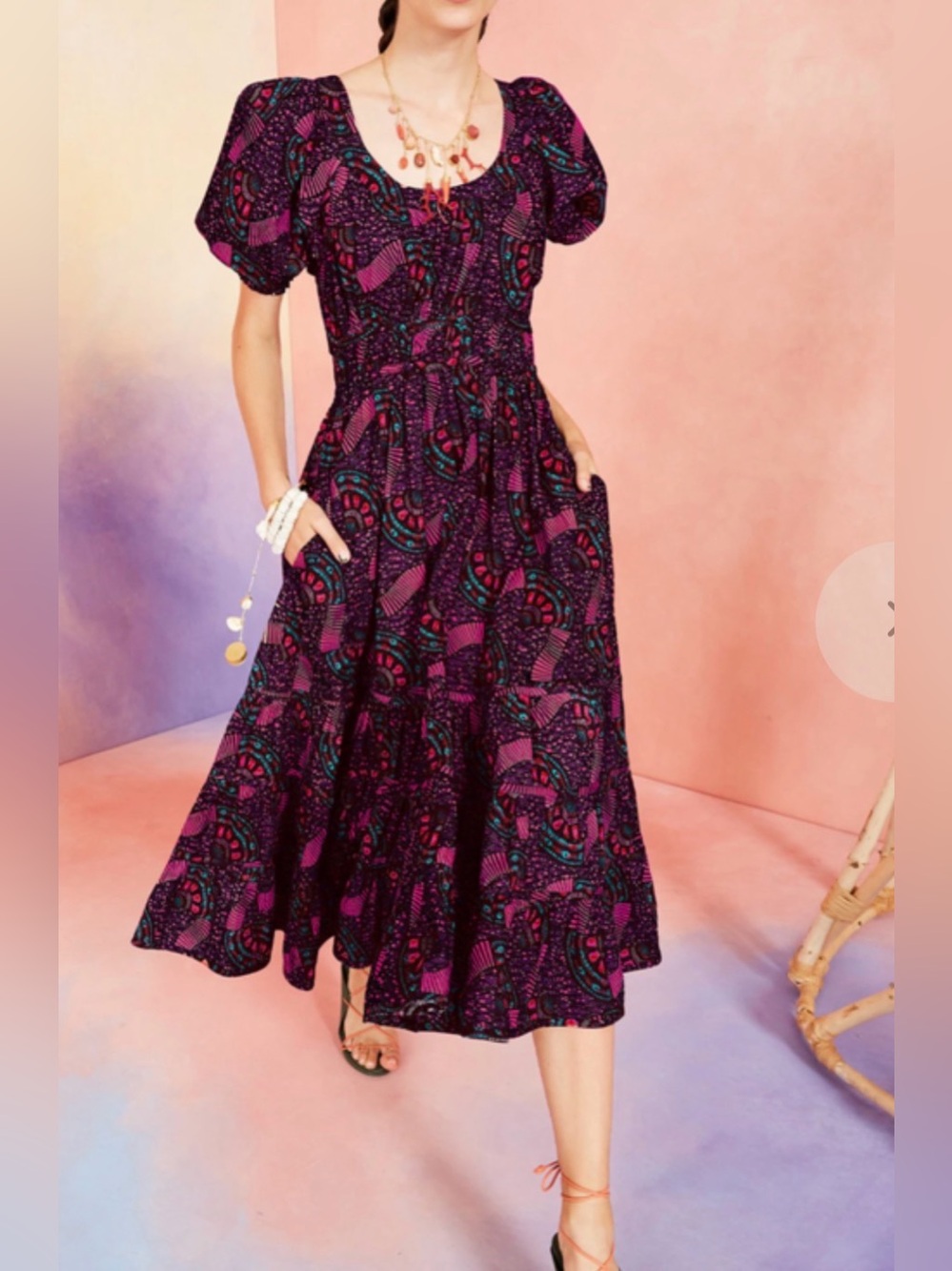 Ulla Johnson Juniper Midi Length Dress Size 10